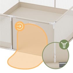 Kojec dziecięcy Cozy 25 Beige - 150 cm