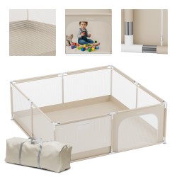 Baby playpen Cozy 28 Beige - 200 cm