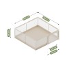 Kojec dziecięcy Cozy 28 Beige 200 cm