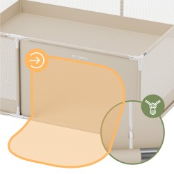 Baby playpen Cozy 28 Beige - 200 cm