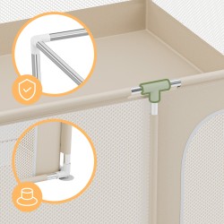 Baby playpen Cozy 28 Beige - 200 cm