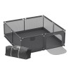 Baby playpen Cozy 28 Graphite - 200 cm