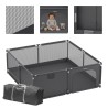 Baby playpen Cozy 28 Graphite - 200 cm