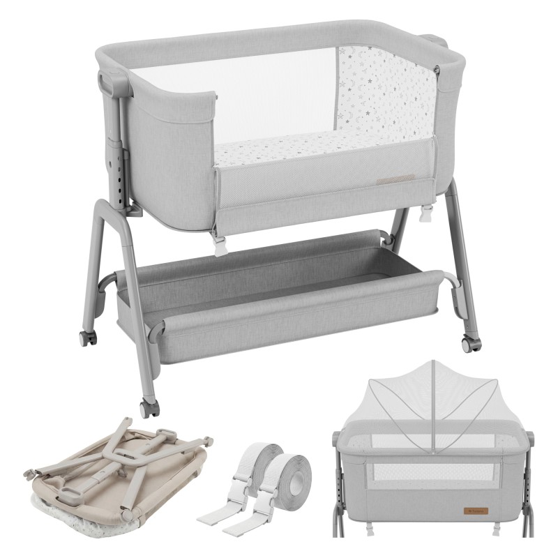 Bedside crib Dream 50 Lighte-Grey