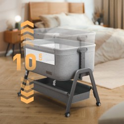 Łóżeczko dostawne Dream 50 Lighte-Grey