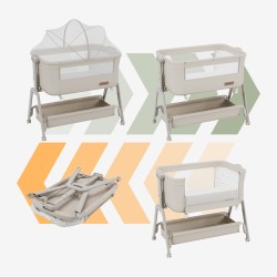 Bedside crib Dream 50 Beige