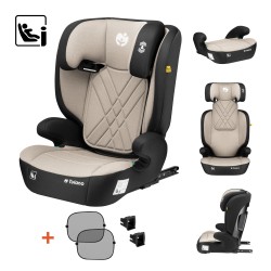 Fotelik samochodowy dla dzieci 2w1 100 -150 cm Joy 45 Beige I-Size