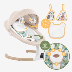 Electric baby bouncer and rocker Astrid 35 Beige