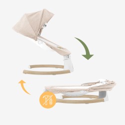 Electric baby bouncer and rocker Astrid 35 Beige