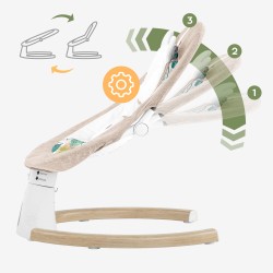 Electric baby bouncer and rocker Astrid 35 Beige