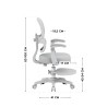 Children's ergonomic chair Junior 4.4 Grey