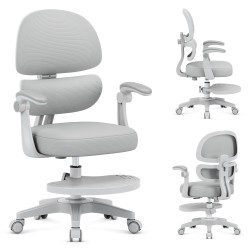 Fotel ergonomiczny dla dzieci Junior 4.4 Grey