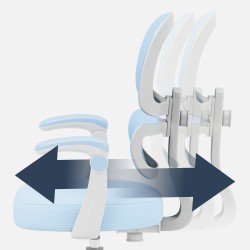 Fotel ergonomiczny dla dzieci Junior 4.4 Blue