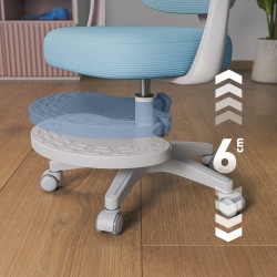 Fotel ergonomiczny dla dzieci Junior 4.4 Blue
