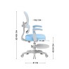 Children's ergonomic chair Junior 4.4 Blue
