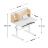 Biurko ergonomiczne dla dziecka Study 5.0 Wood 90 cm