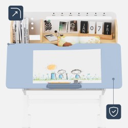 Ergonomic desk for child Study 5.0 Wood 90 cm