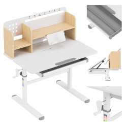 Ergonomiczne biurko dla dziecka Study 5.0 Wood 90 cm