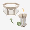 Folding baby playpen Cozy 30 Beige