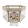Folding baby playpen Cozy 30 Beige