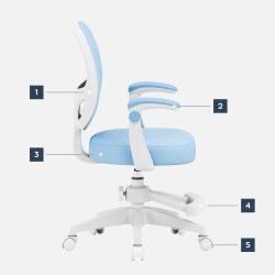 Children's swivel chair Junior 3.1 Blue