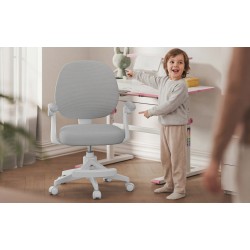 Fotel obrotowy dla dzieci Junior 3.1 Grey