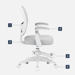 Children's swivel chair Junior 3.1 Grey