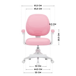 Junior 3.1 Pink children's swivel chair