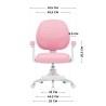 Fotel obrotowy dla dzieci Junior 3.1 Pink
