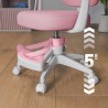 Fotel obrotowy dla dzieci Junior 3.1 Pink
