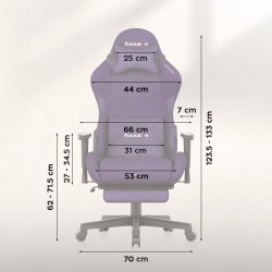 Fotel gamingowy Force 5.7 Purple