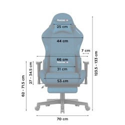 Fotel gamingowy Force 5.7 Blue