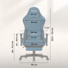 Fotel gamingowy Force 5.7 Blue