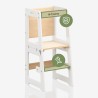 Kitchen helper with table function Mooby 35 White-Natural