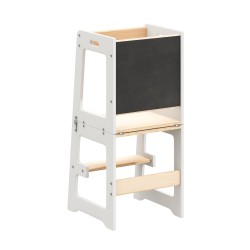 Kitchen helper with table function Mooby 35 White-Natural