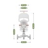 Rowerek 4 w 1 Noah 35 Grey