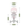 Rowerek 4 w 1 Noah 35 Pink