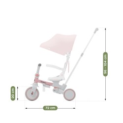 Rowerek 4 w 1 Noah 35 Pink
