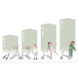 Bicycle 4-in-1 Noah 35 Beige