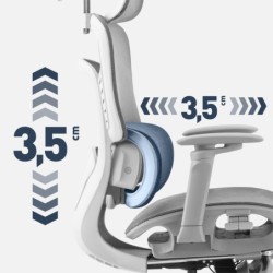 Office chair with massage Visioner 8.3 Grey