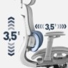 Fotel biurowy z masażem Visioner 8.3 Grey