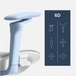 Fotel biurowy z masażem Visioner 8.3 Grey