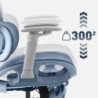 Office chair with massage Visioner 8.3 Grey