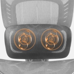 Fotel biurowy z masażem Visioner 8.3 Grey