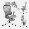 Office chair with massage Visioner 8.3 Grey