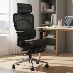 Fotel biurowy z masażem Visioner 8.3 Black