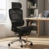 Office chair with massage Visioner 8.3 Black