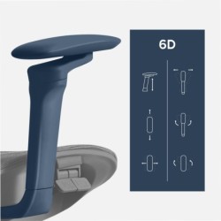 Fotel biurowy z masażem Visioner 8.3 Black