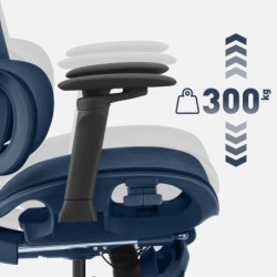 Office chair with massage Visioner 8.3 Black