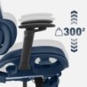Office chair with massage Visioner 8.3 Black